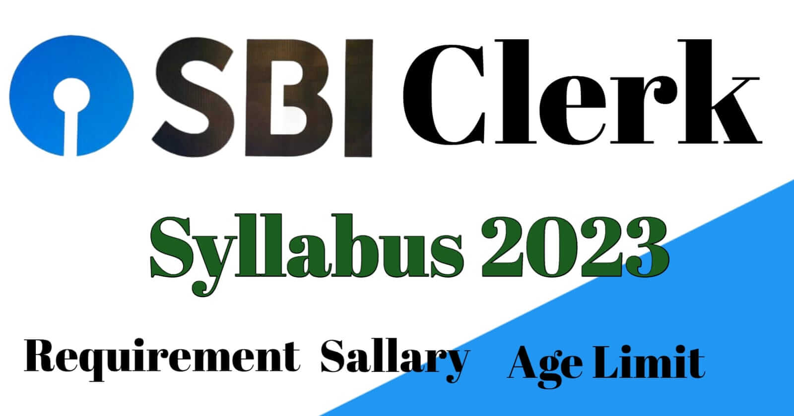 SBI Clerk Syllabus 2023 In Hindi