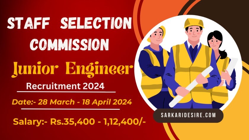 SSC Junior Engineer Recruitment 2024