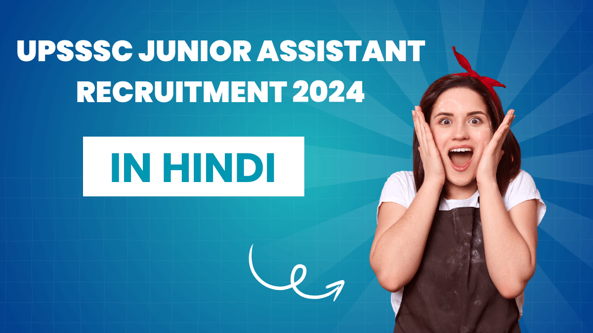UPSSSC Junior Assistant Recruitment