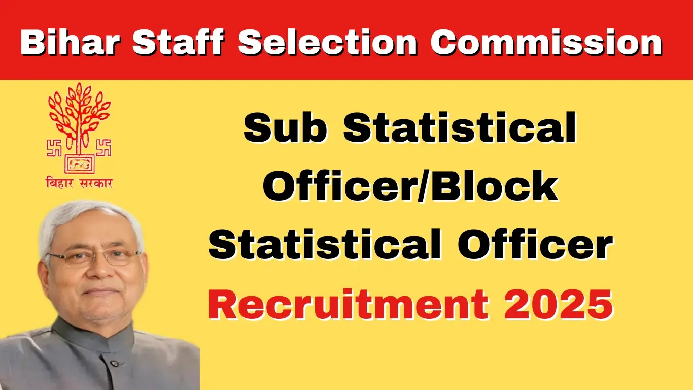 BSSC Sub Statistical Officer Recruitment 2025