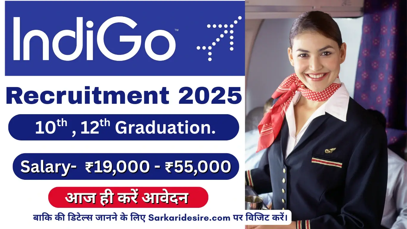 Indigo New Recruitment 2025