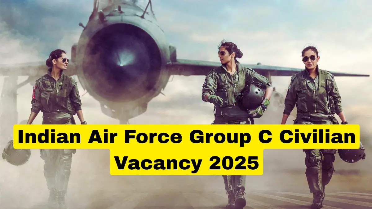 Indian Air Force Group C Civilian Vacancy 2025 In Hindi