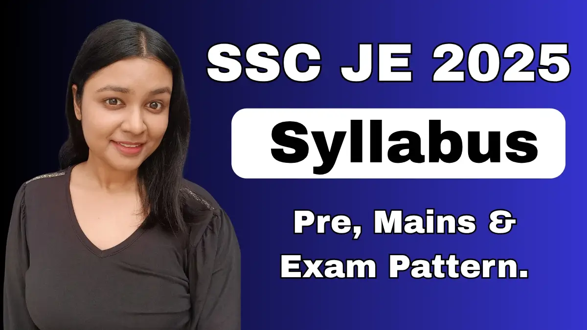 SSC JE Syllabus 2025 In Hindi