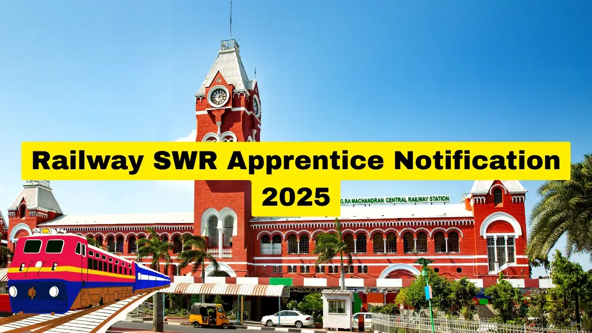 Railway SWR Apprentice Notification 2025