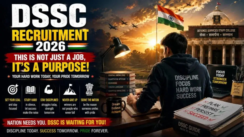 DSSC Recruitment 2026
