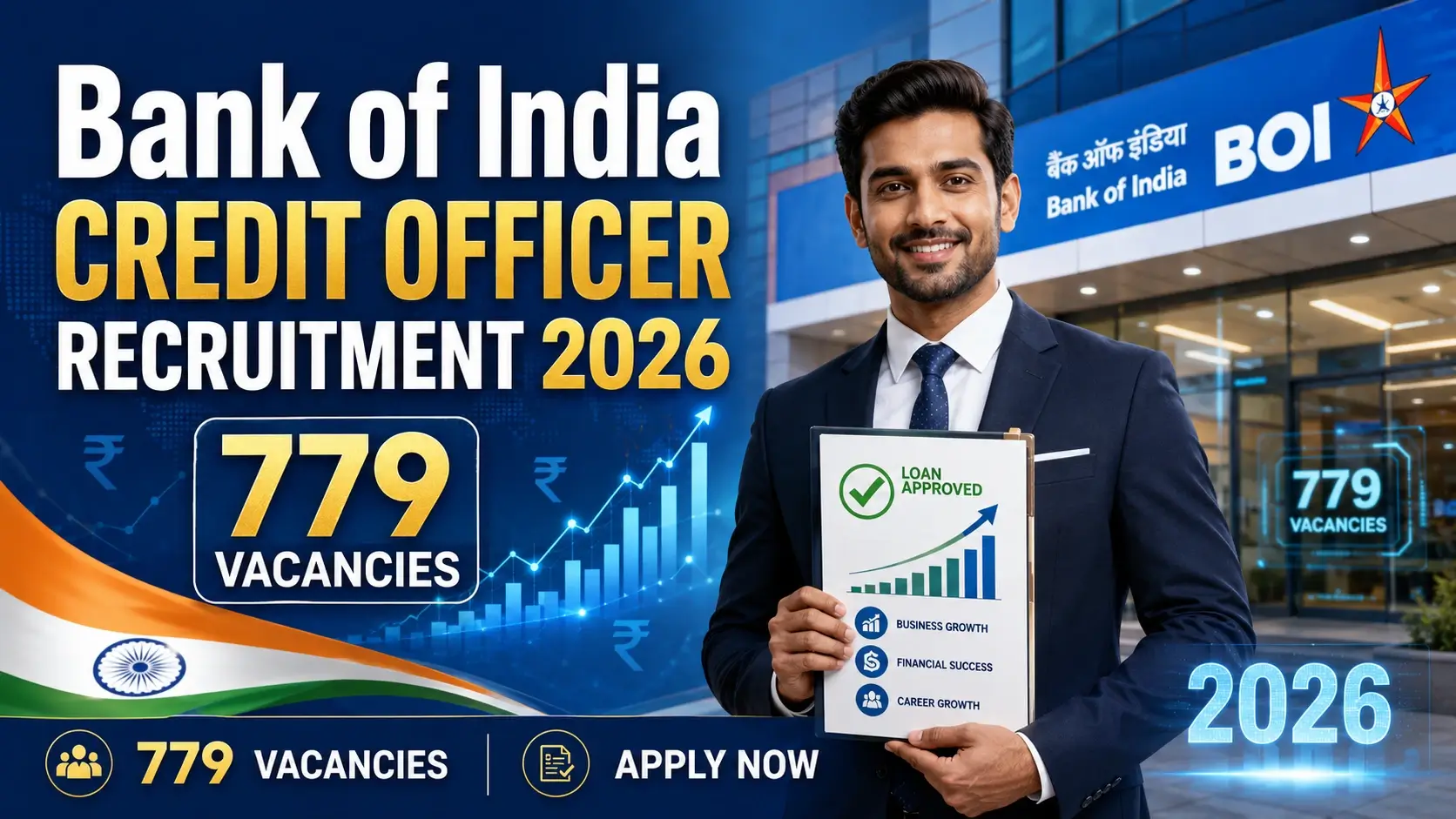 Bank of India Credit Officer Recruitment