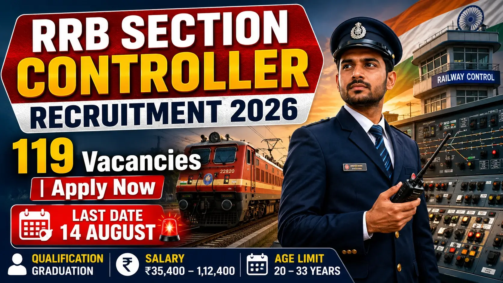 RRB Section Controller Recruitment 2026