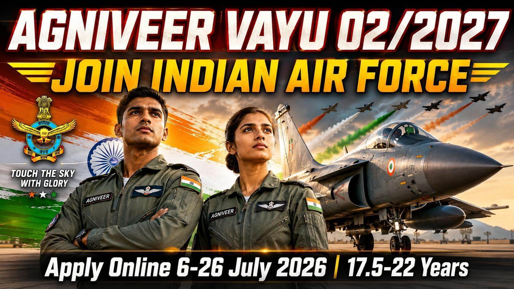 Indian Air Force Agniveer Vayu Intake 02/2027