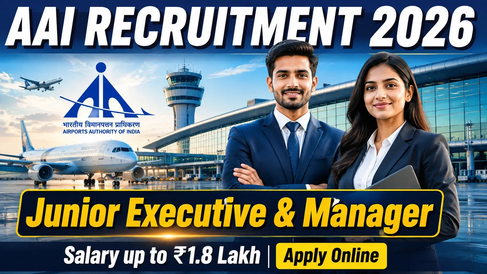 AAI Junior Executive & Assistant Manager Recruitment 2026