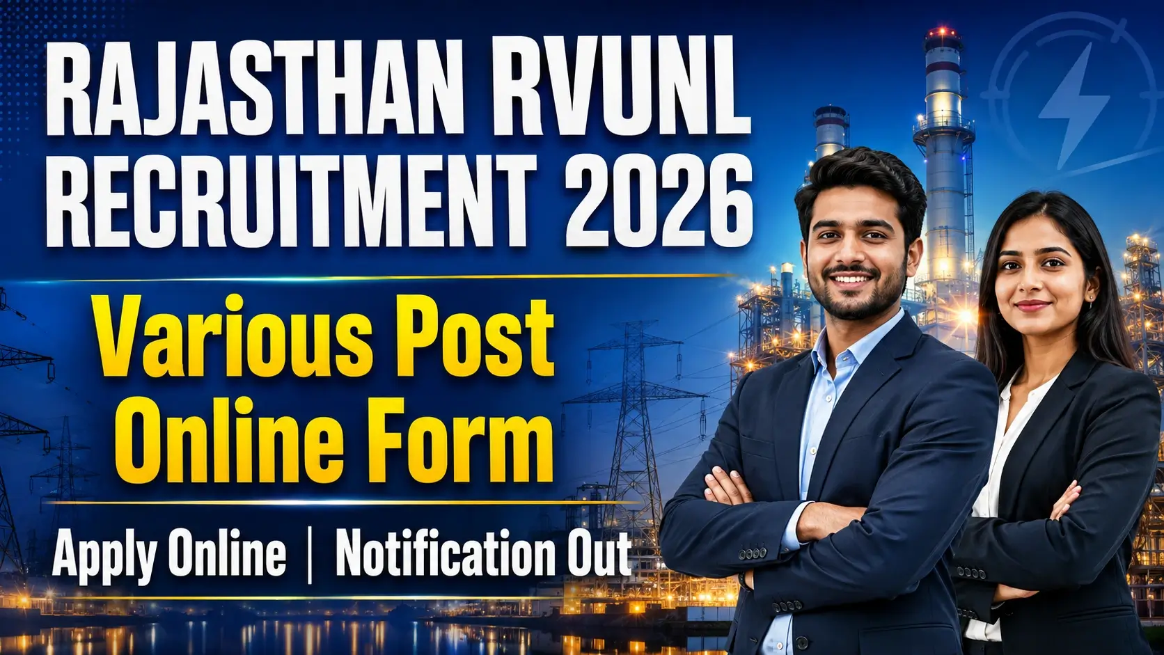 Rajasthan RVUNL Various Post Recruitment 2026