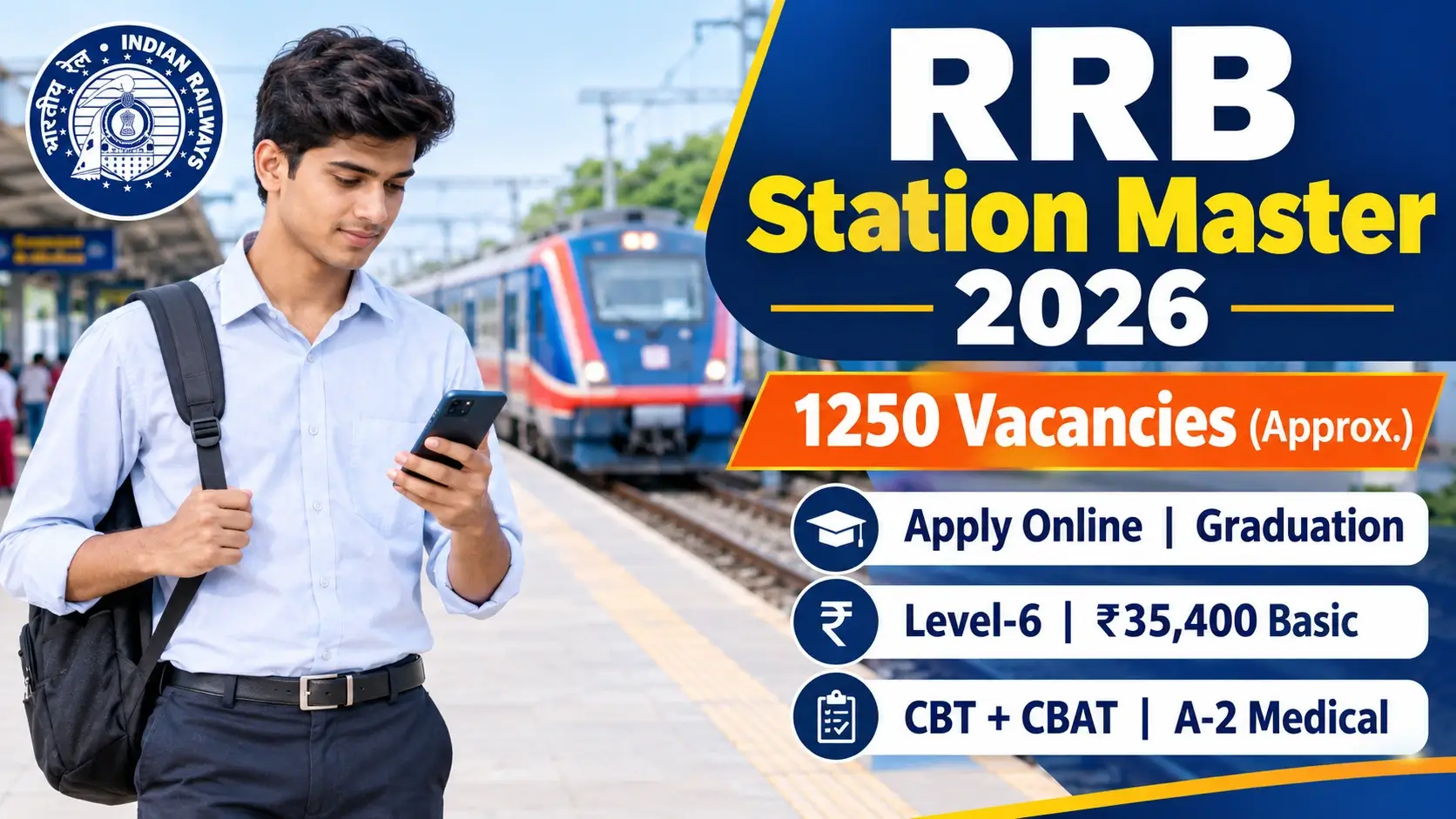 RRB Station Master Recruitment 2026 In Hindi